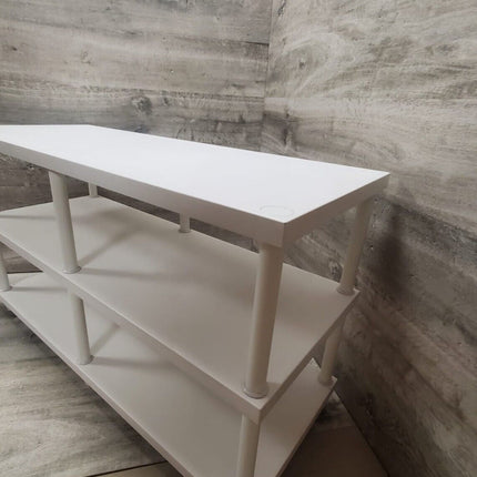 Solidsteel S4-3 Hi-Fi Equipment Rack White, Grade C (used, some scratches)