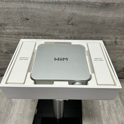 WiiM Amp Streaming Amplifier Silver, Trade in Grade A