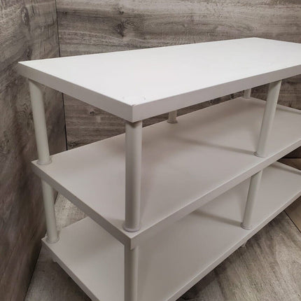 Solidsteel S4-3 Hi-Fi Equipment Rack White, Grade C (used, some scratches)