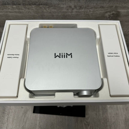 WiiM Amp Streaming Amplifier Silver, Trade in Grade A